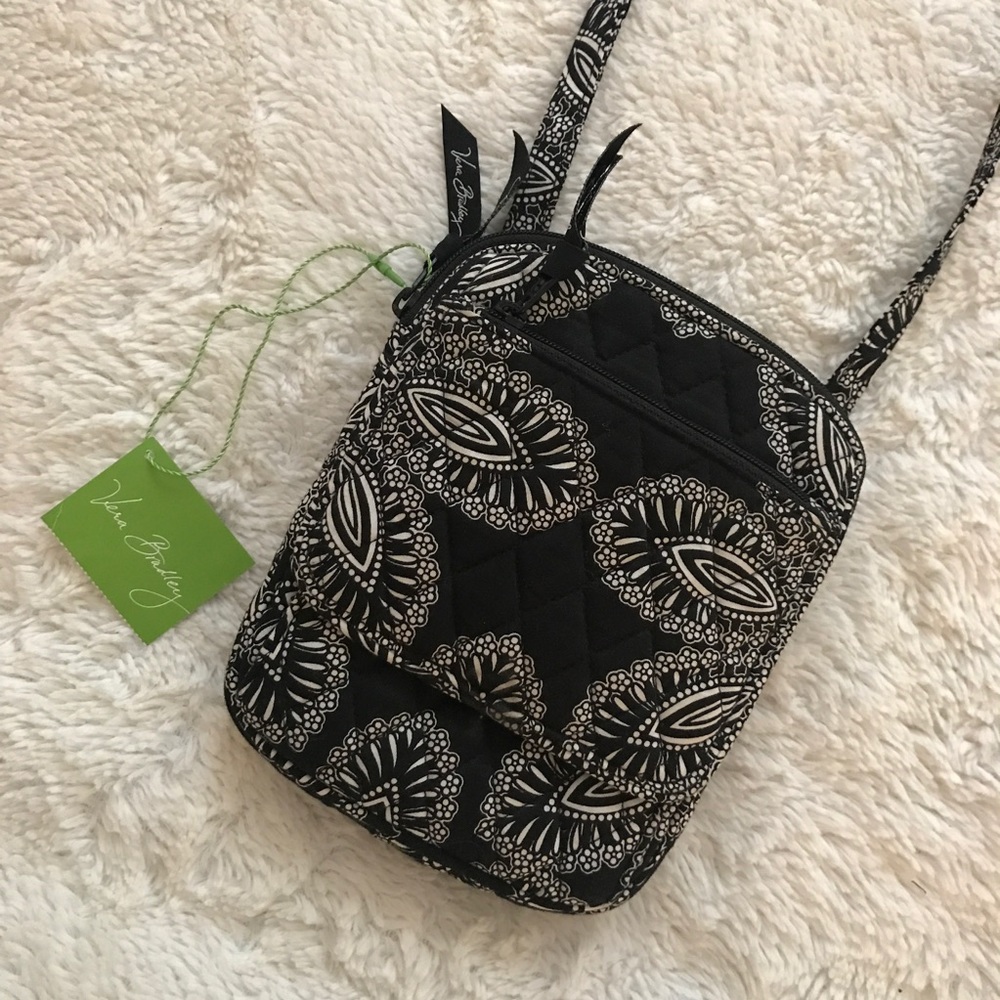 NWT Vera Bradley Mini Hipster in Blanco Bouquet